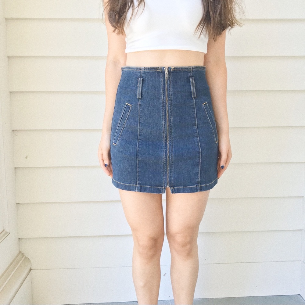 LF Carmar Denim Skirt Size 26